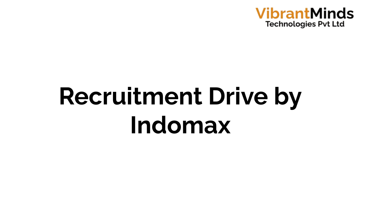 You are currently viewing Recruitment Drive for Indomax