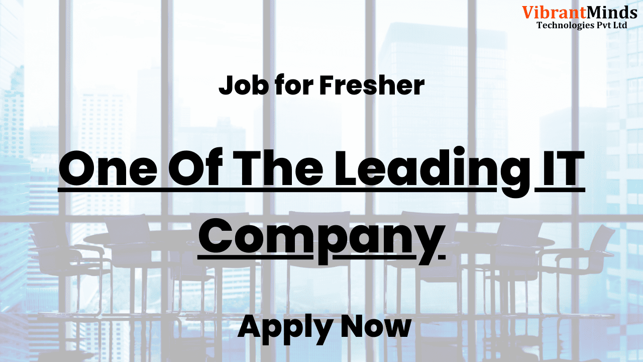 You are currently viewing Recruitment Drive for One of Leading Company |