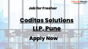 Read more about the article Online Recruitment Drive for Coditas Solutions LLP, Pune |