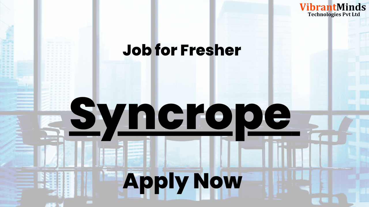 You are currently viewing Online Recruitment Drive for Syncrope |