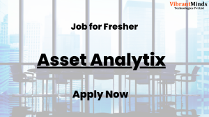 Read more about the article Recruitment Drive for Asset Analytix |