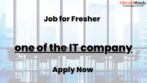 Read more about the article Offline Recruitment Drive for one of the IT company |