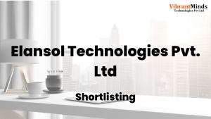 Read more about the article Congrats! 10 Candidates are shortlisted for an “Offline Interview” of Elansol Technologies Pvt. Ltd.